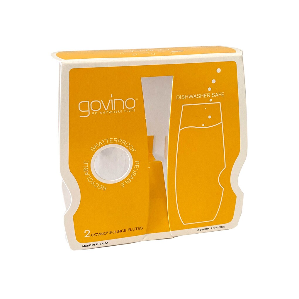 GoVino Champagne Flutes